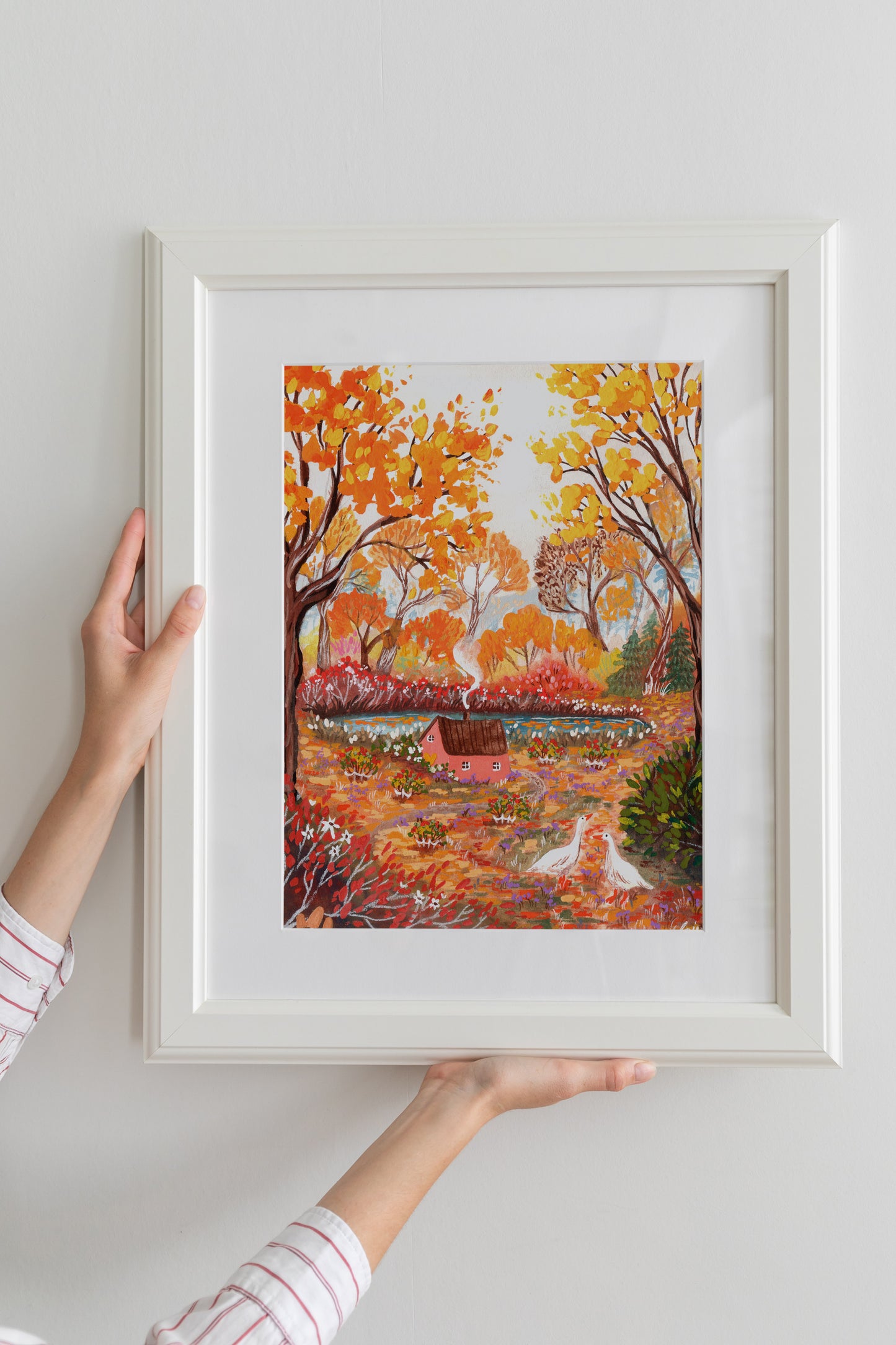 Giclee Fine Art Print  "Redcurrant Bushes"
