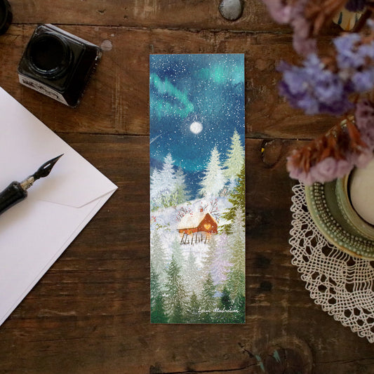 Bookmark "Moonlit Pines"
