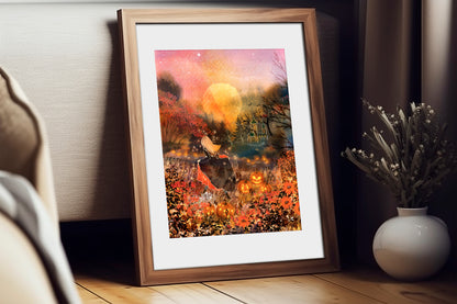 Giclee Fine Art Print  "Hurrying to the Ball"