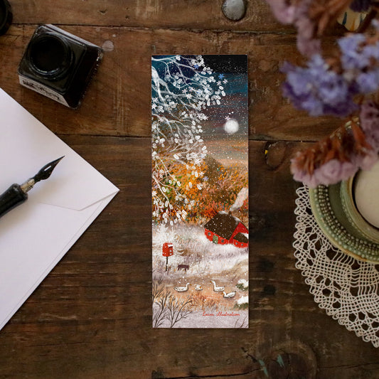 Bookmark "Frost and Feathers"