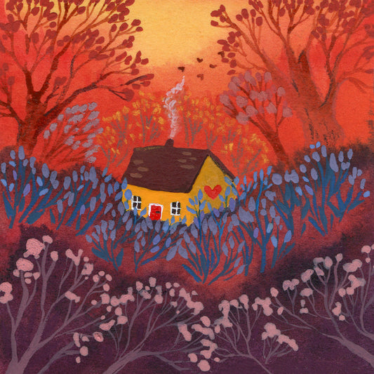 Giclee Fine Art Print "Depths of Autumn Woodland"