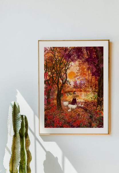 Giclee Fine Art Print  "Sweet Autumn Sun"