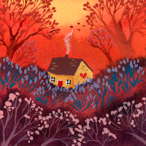 Giclee Fine Art Print "Depths of Autumn Woodland"