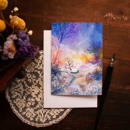 Greeting Card set of 3 "Winter Nights"