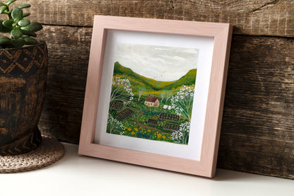 Giclee Fine Art Print "Spring Allotment"