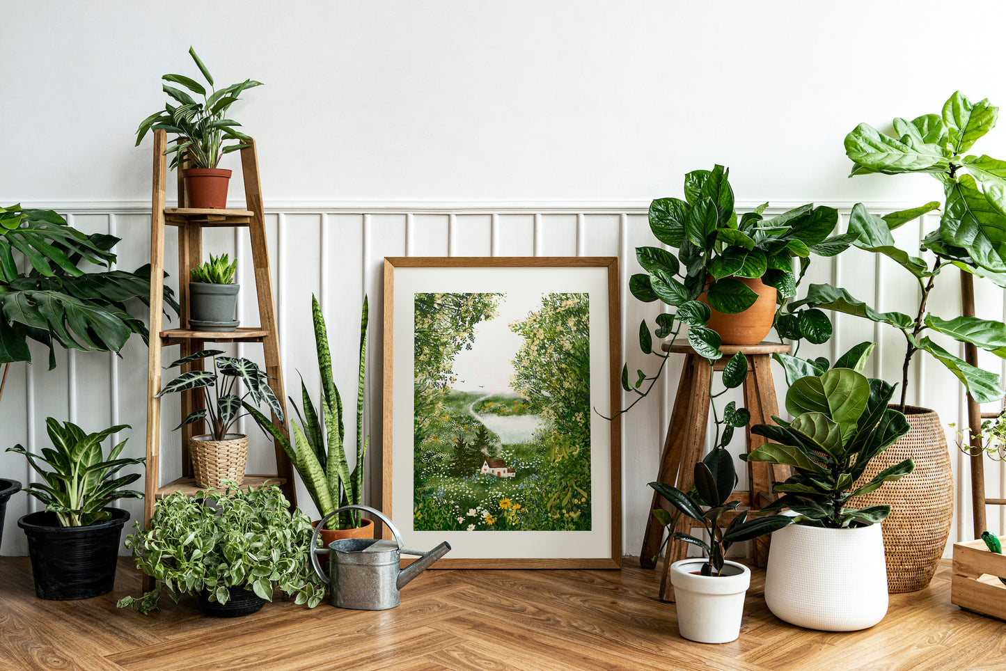 Giclee Fine Art Print "Linden Trees in Bloom"