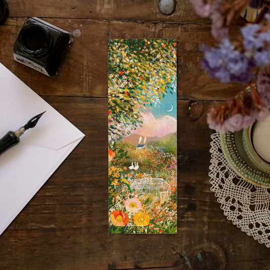 Bookmark "Geese and Anemone"