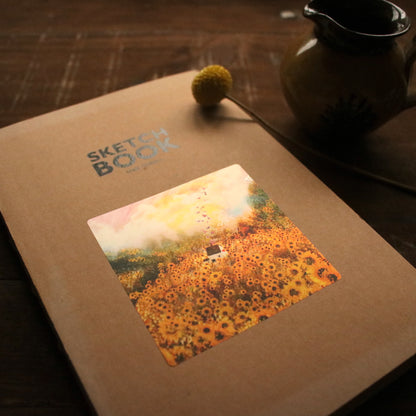 Metallic sticker "Sunflower Field"