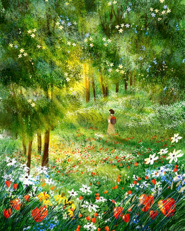 Giclee Fine Art Print   "Wild Strawberries"
