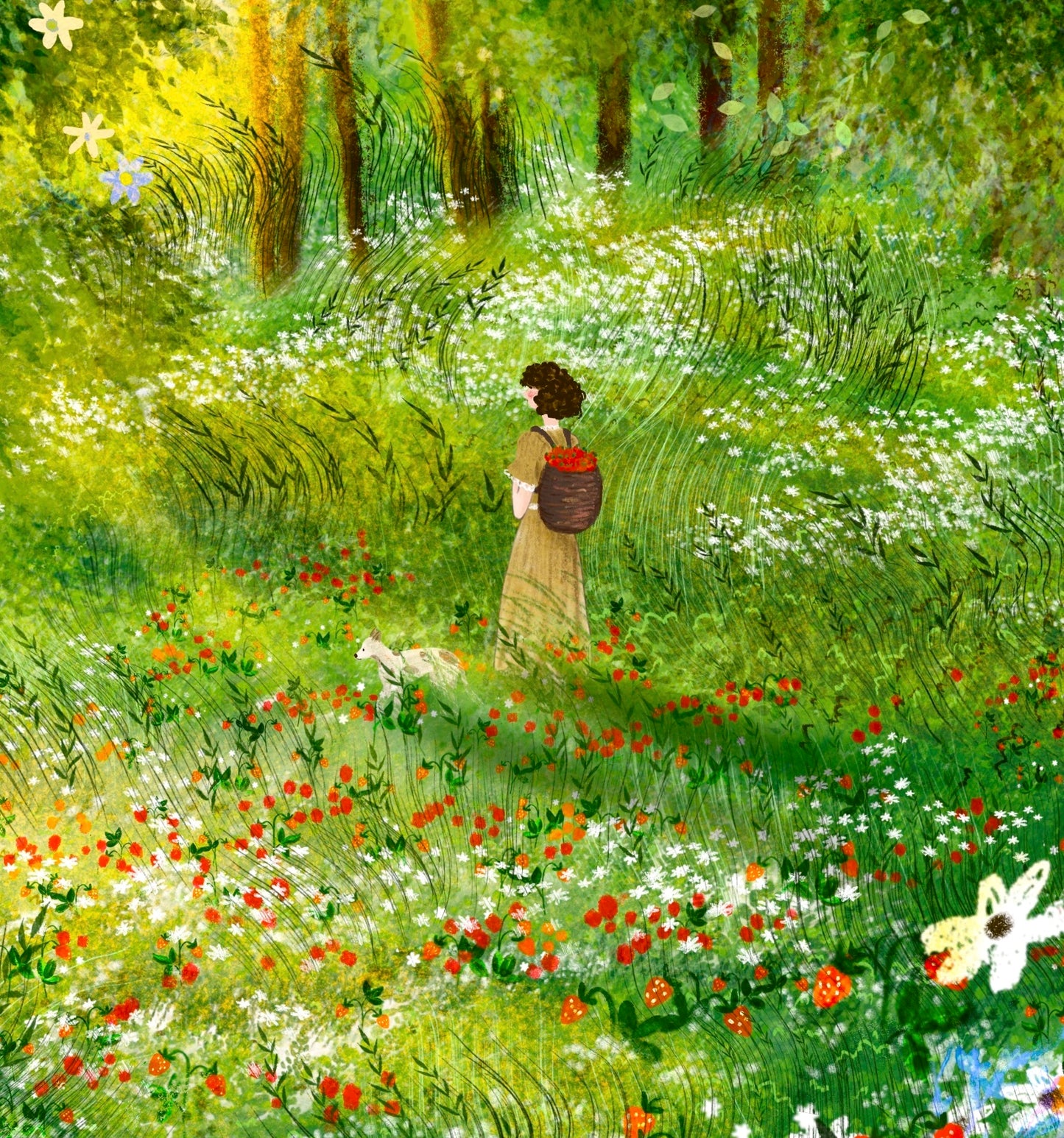 Giclee Fine Art Print   "Wild Strawberries"