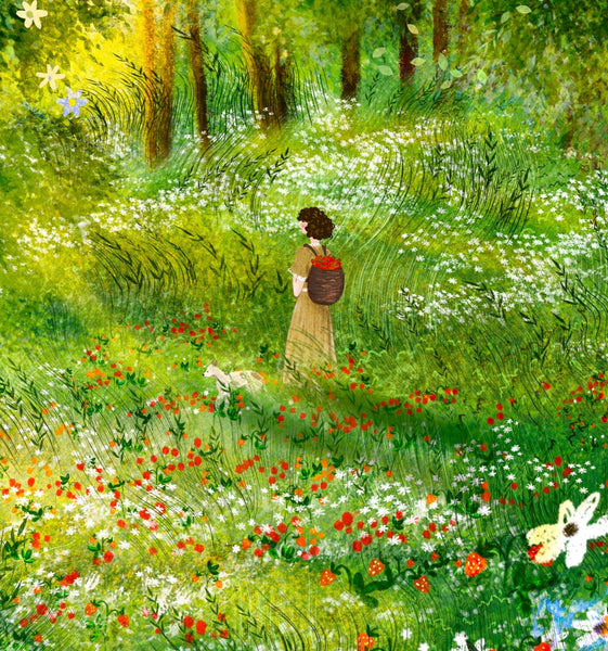 Giclee Fine Art Print   "Wild Strawberries"