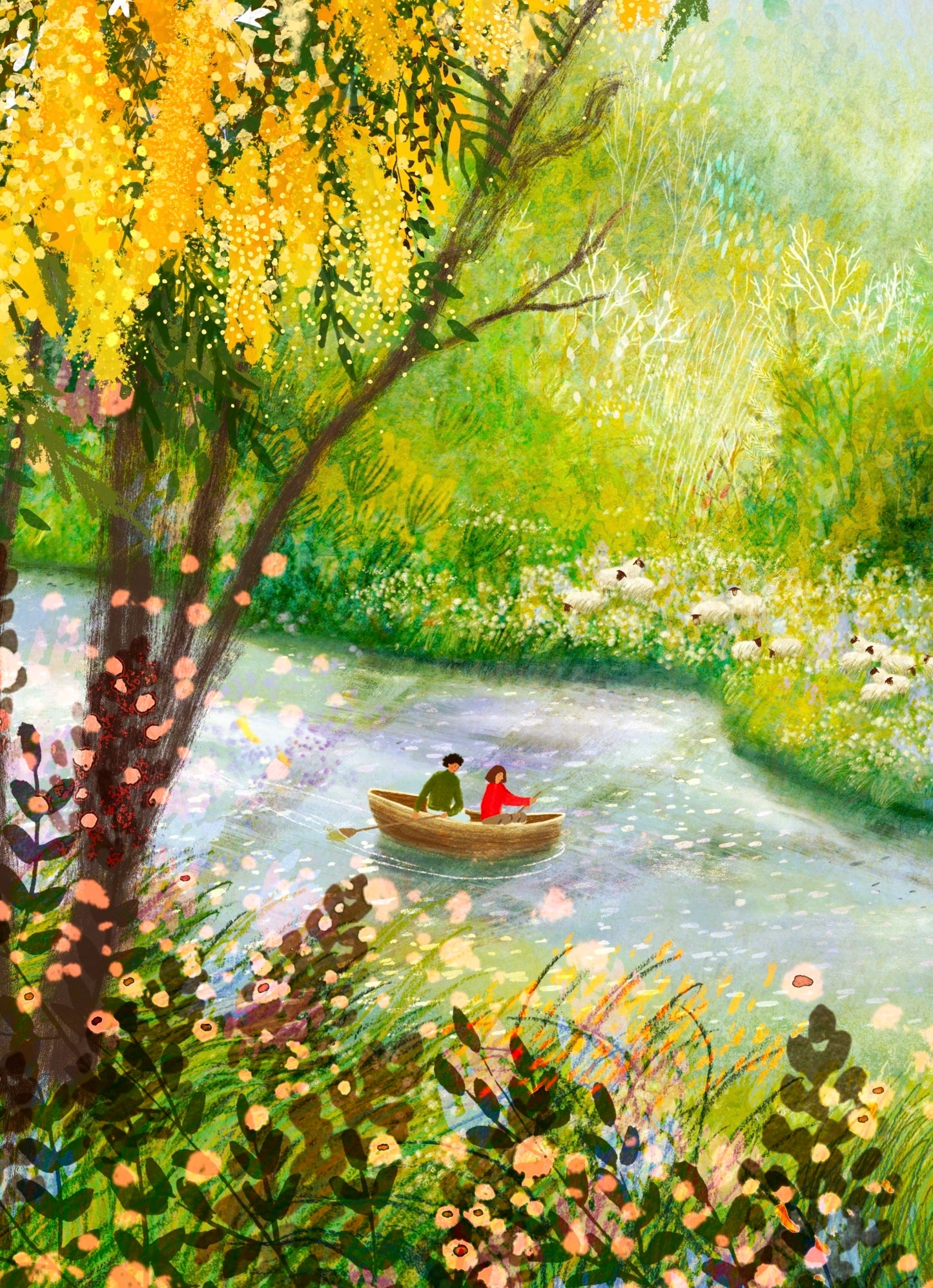 Giclee Fine Art Print "Mimosa Tree"
