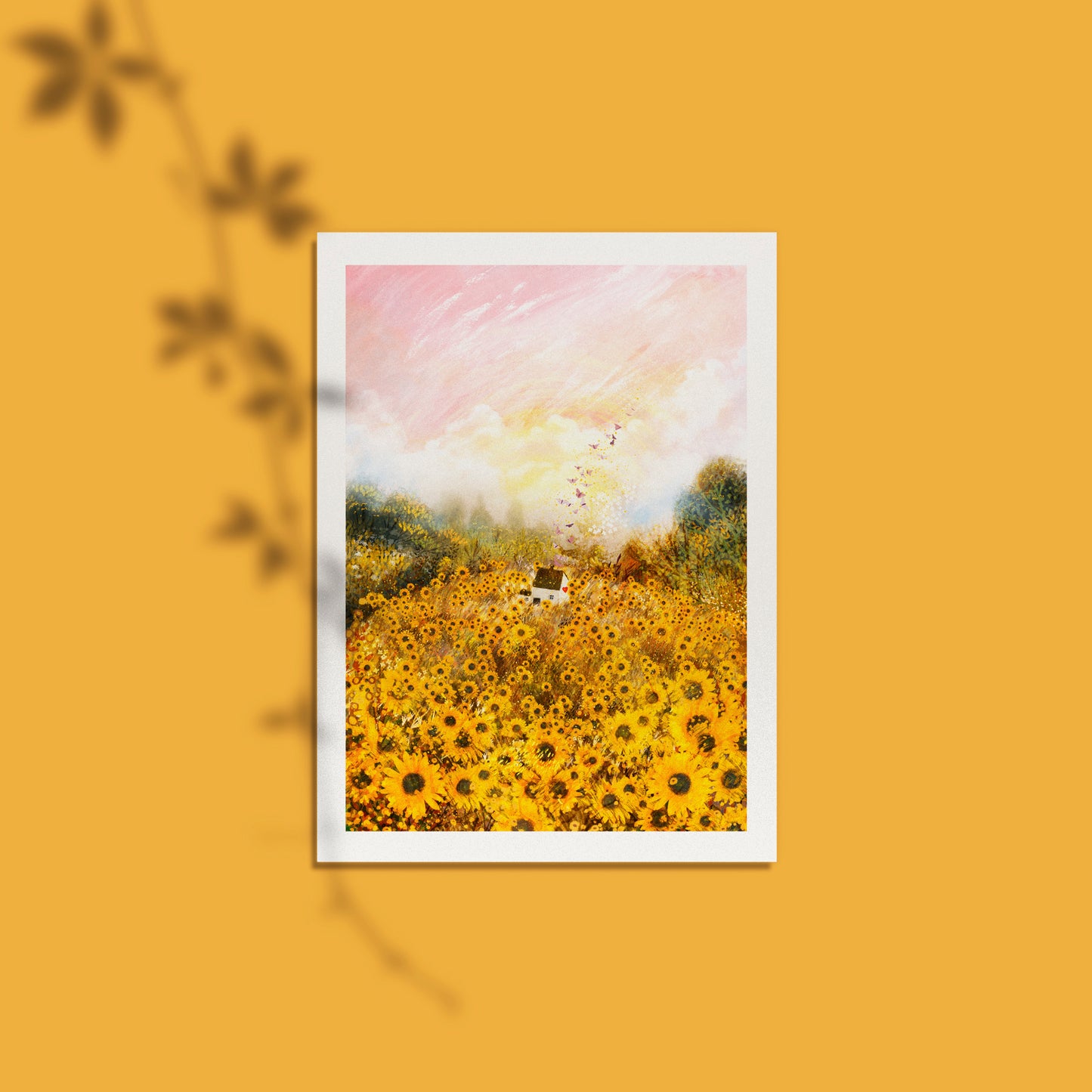 Giclee Fine Art Print "Sunflower Field"