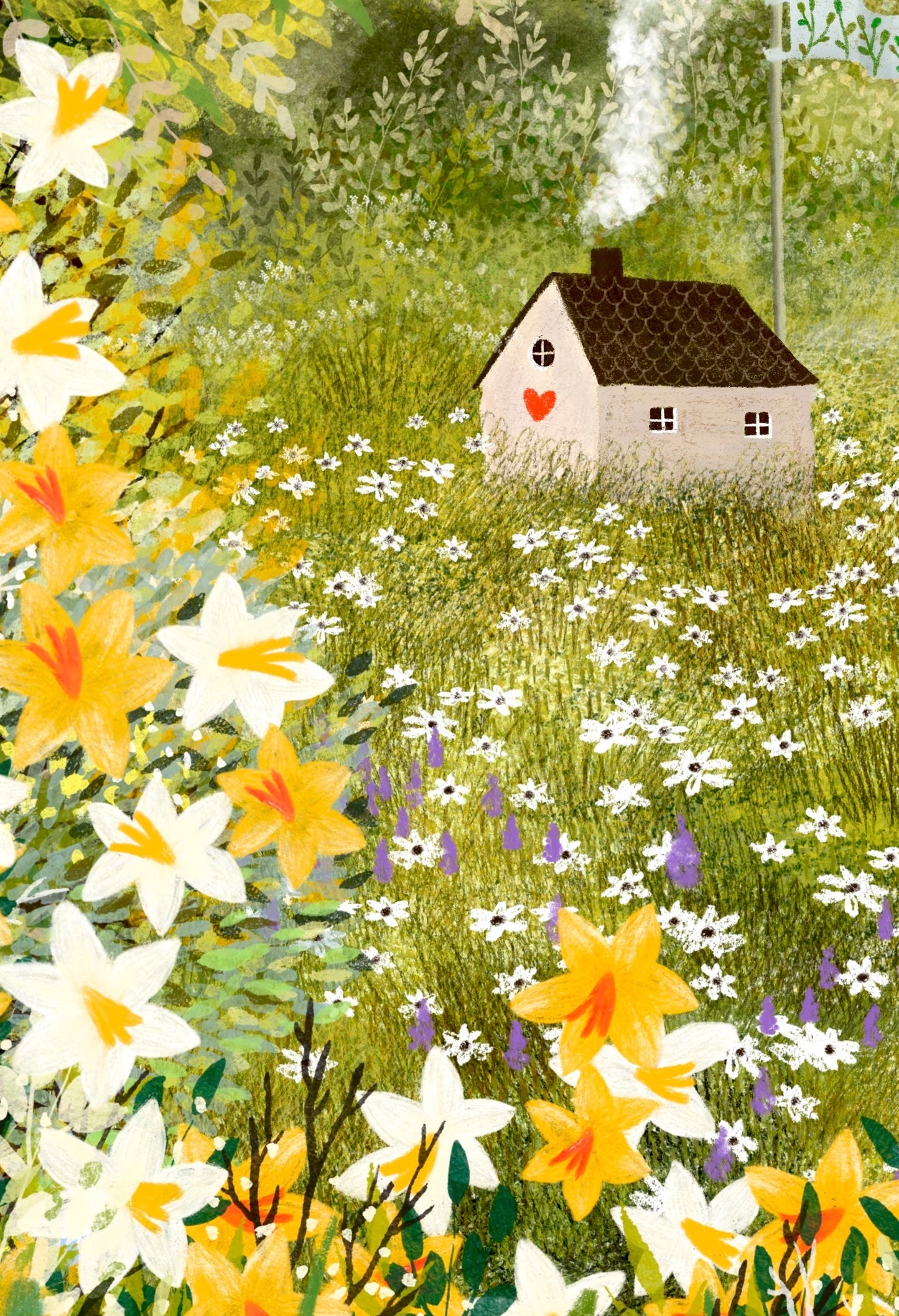 Giclee Fine Art Print "Daffodil Garden"