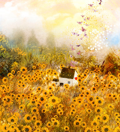 Giclee Fine Art Print "Sunflower Field"