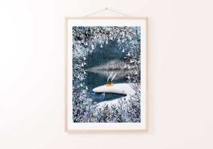 Giclee Fine Art Print "Winter Visitor"