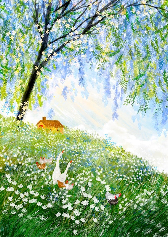 Giclee Fine Art Print "Curious Geese"