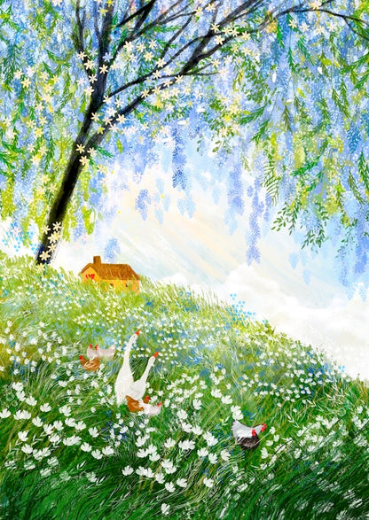 Giclee Fine Art Print "Curious Geese"