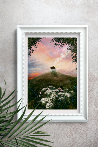Giclée Fine Art Print "Sunset before Autumn"