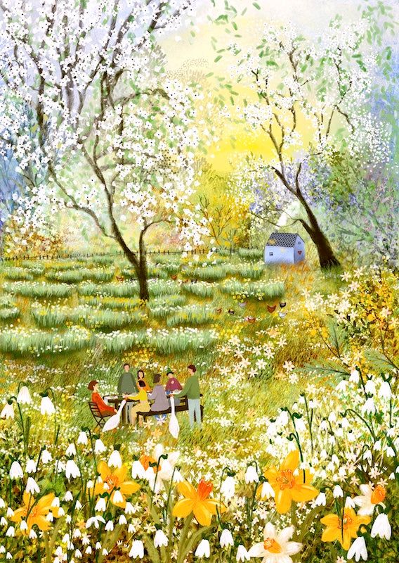 Giclée Fine Art Print "First Spring Gathering"