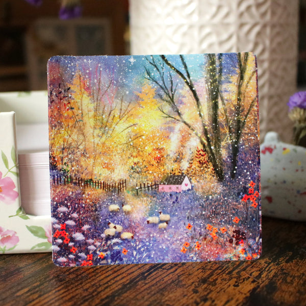 Metallic Sticker "Glowing Winter"