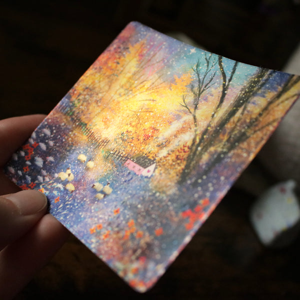 Metallic Sticker "Glowing Winter"