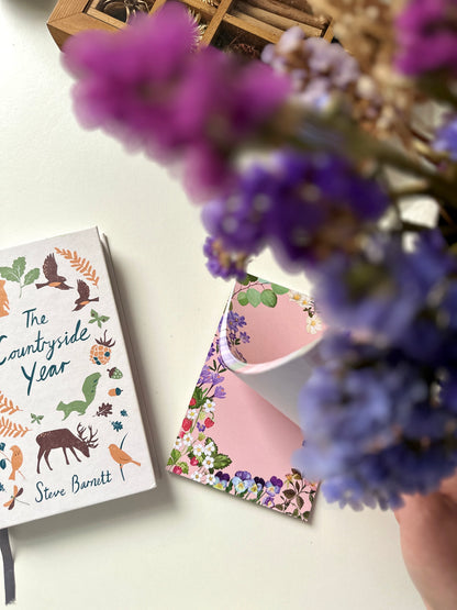 A6 Notepad "Strawberries and Blooms"