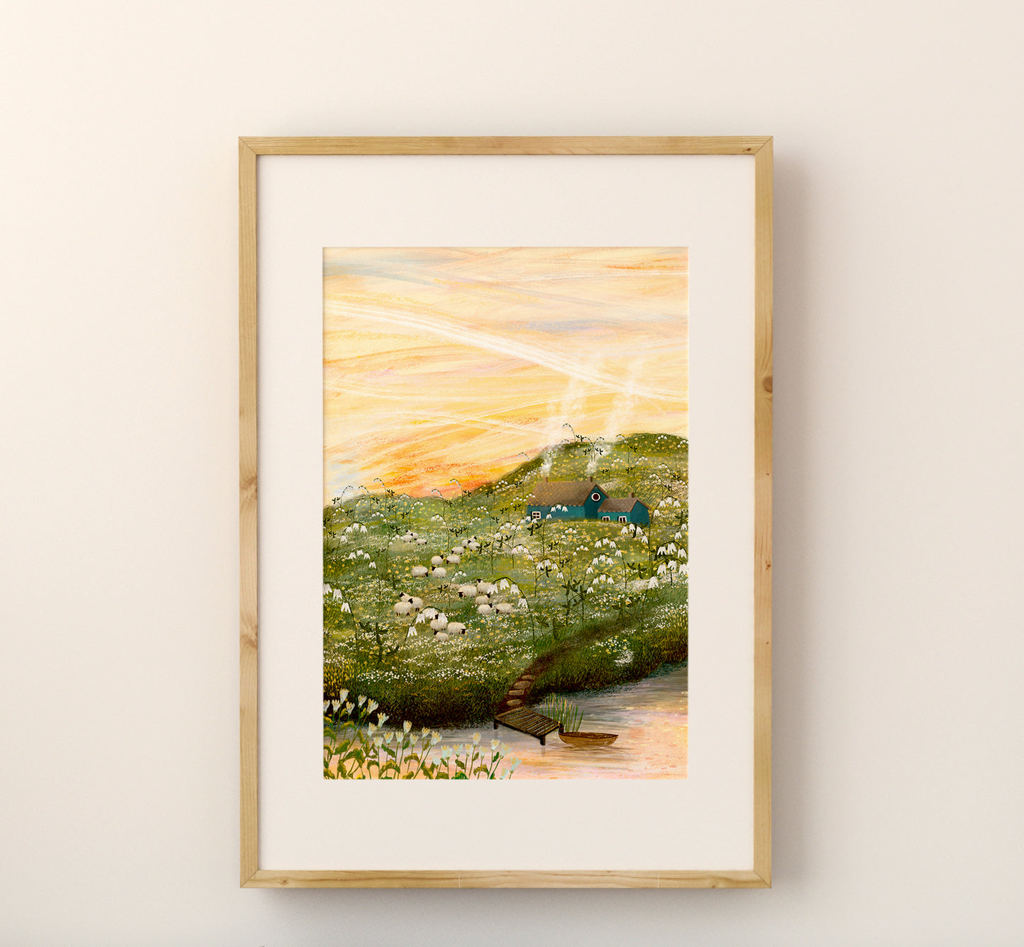 Giclee Fine Art Print "Sunset at Home"