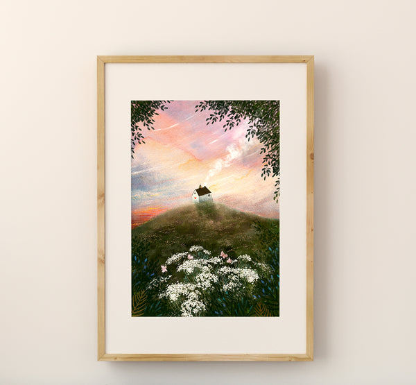 Giclée Fine Art Print "Sunset before Autumn"