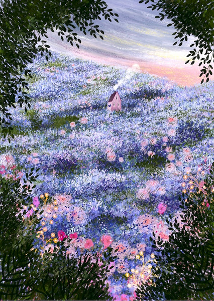 Giclee Fine Art Print "Lavender Field"