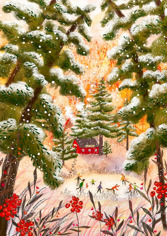 Giclée Fine Art Print "Happy Winter"
