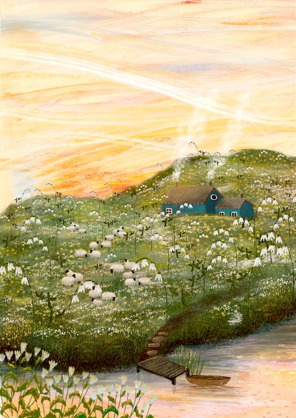 Giclee Fine Art Print "Sunset at Home"