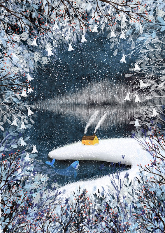 Giclee Fine Art Print "Winter Visitor"