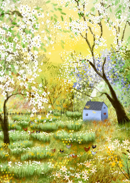 Giclée Fine Art Print "First Spring Gathering"