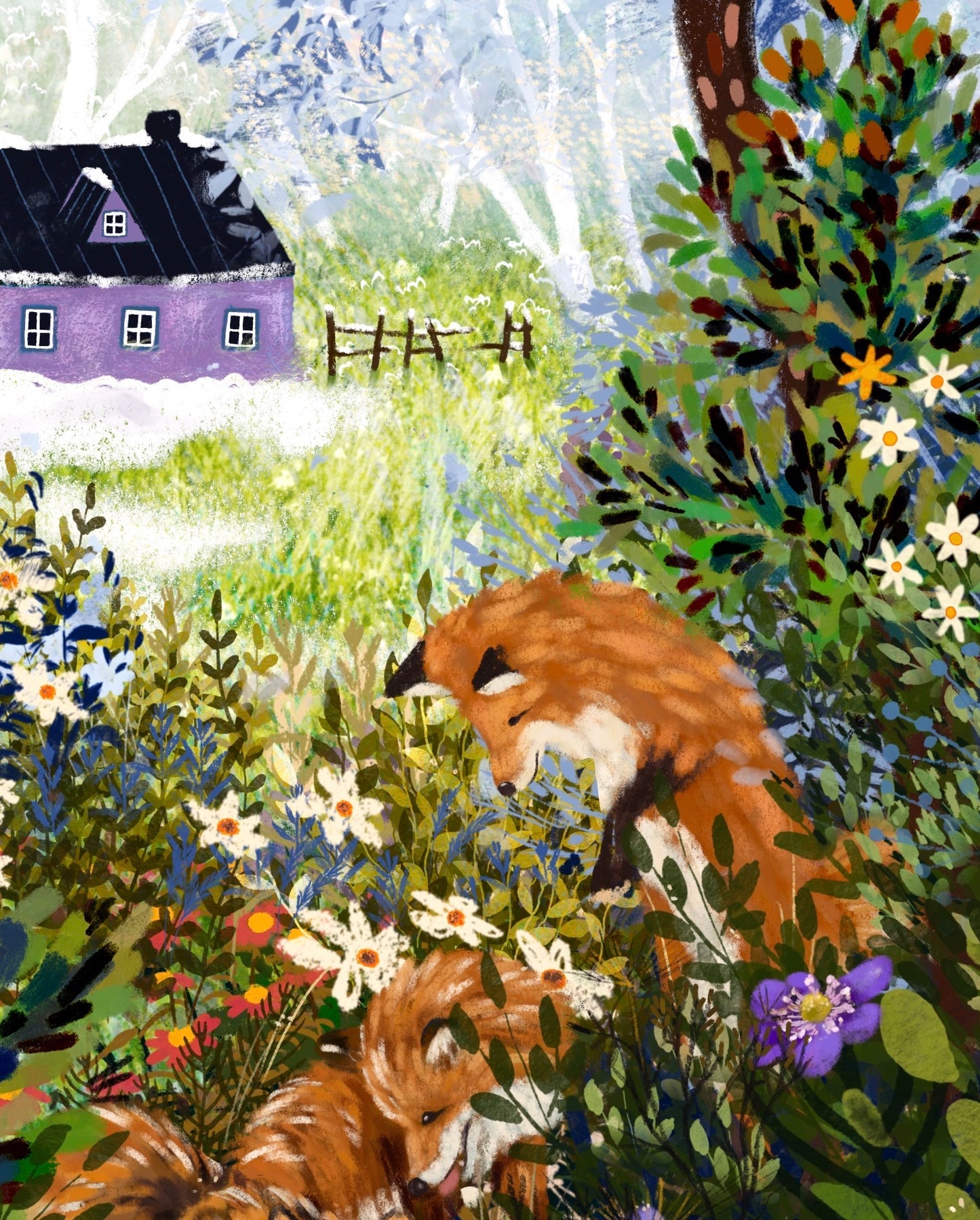 Giclee Fine Art Print "Thawing Woodland"