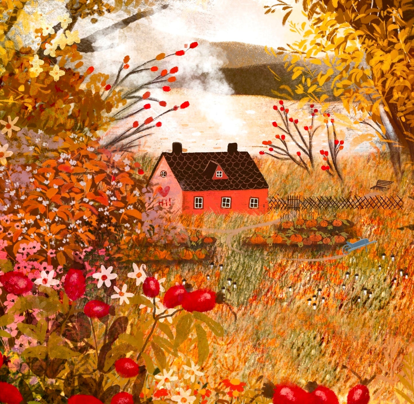 Giclee Fine Art Print  "Smell of Rosehip"