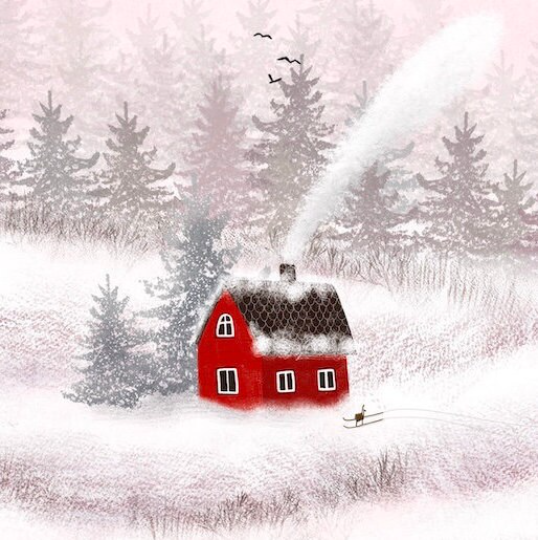 Giclee Fine Art Print "Snowy Winter Day"