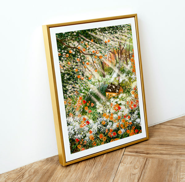 Giclee Fine Art Print "Orange Garden"