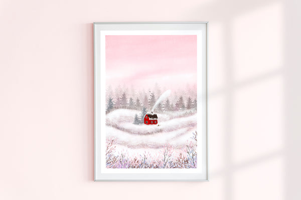Giclee Fine Art Print "Snowy Winter Day"