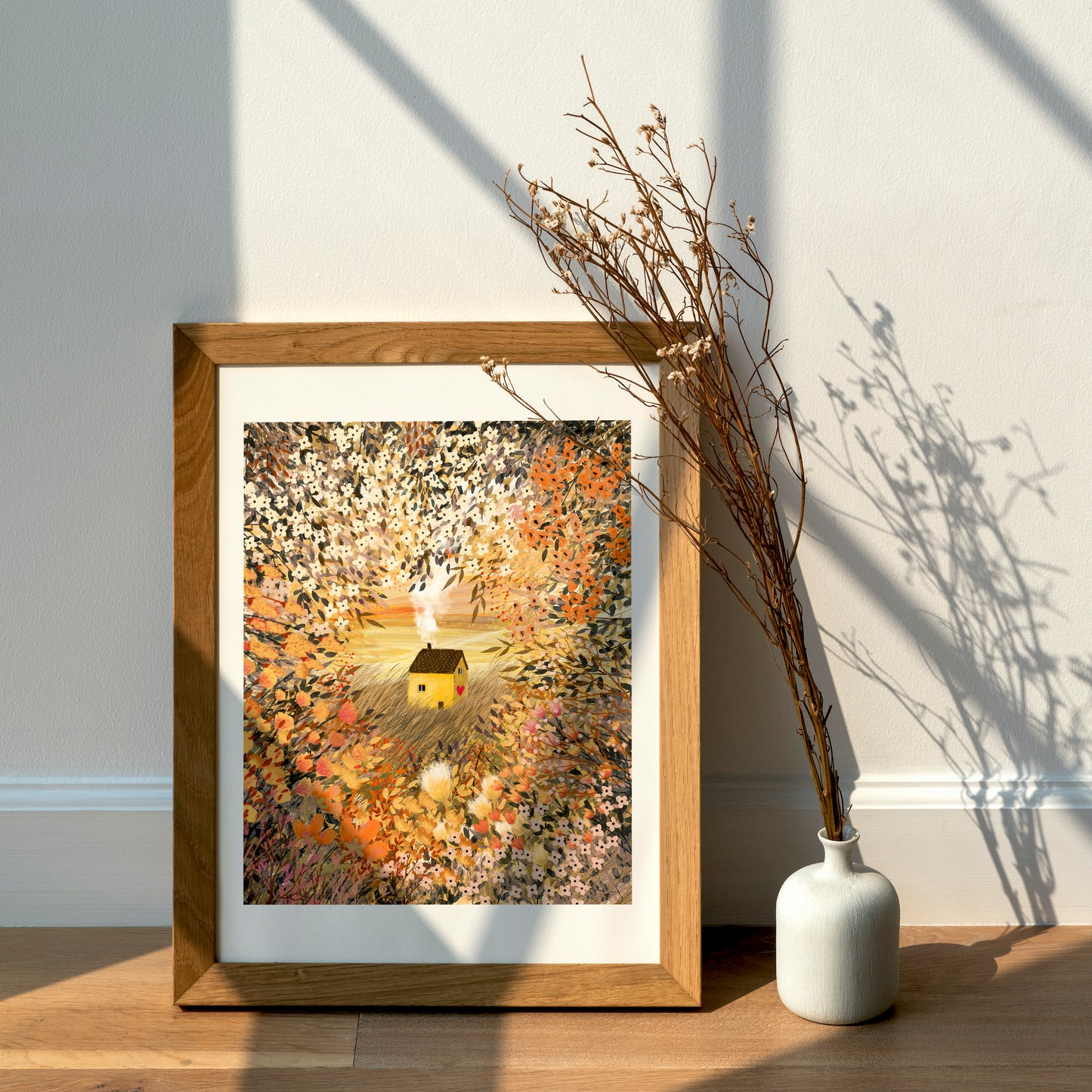 Giclee Fine Art Print "Autumn in my Garden"