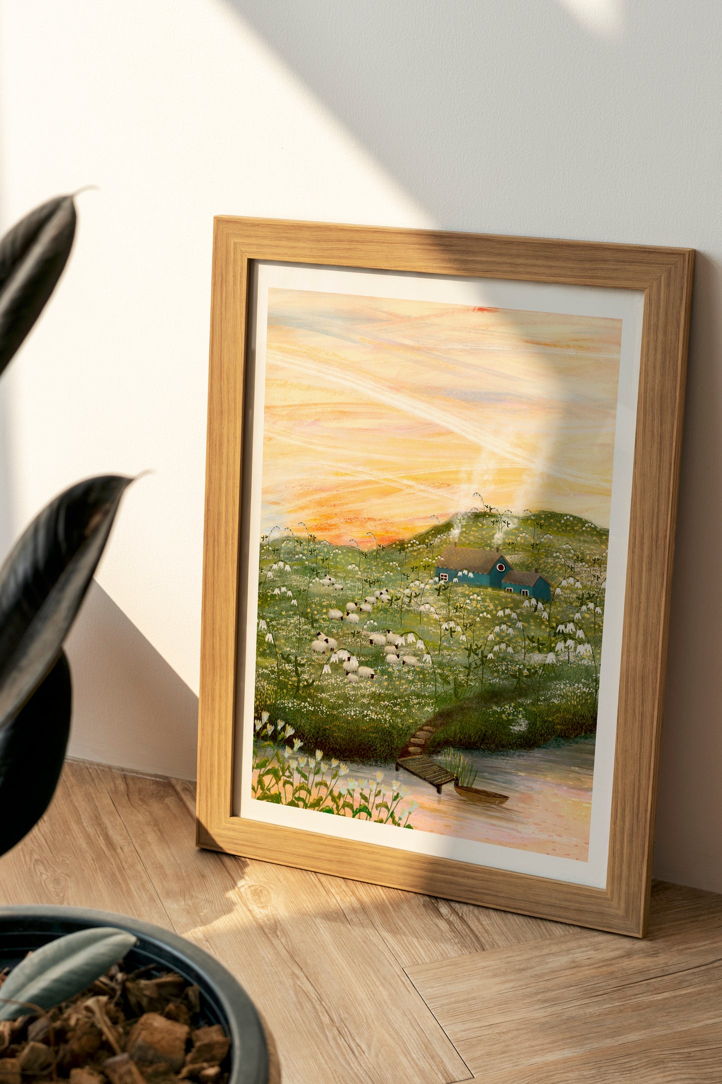Giclee Fine Art Print "Sunset at Home"